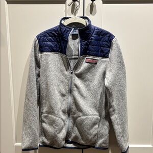 Vineyard Vines Kids Gray and Navy Jacket